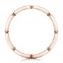 14k Rose Gold 14k Rose Gold Custom Diamond Men's Wedding Band - Front View -  102208 - Thumbnail