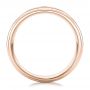 14k Rose Gold 14k Rose Gold Custom Diamond Men's Wedding Band - Front View -  102236 - Thumbnail