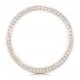 14k Rose Gold 14k Rose Gold Custom Diamond Men's Wedding Band - Front View -  102766 - Thumbnail