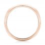 14k Rose Gold 14k Rose Gold Custom Diamond Men's Wedding Band - Front View -  102922 - Thumbnail