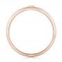 14k Rose Gold 14k Rose Gold Custom Diamond Men's Wedding Band - Front View -  102976 - Thumbnail