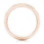 18k Rose Gold 18k Rose Gold Custom Diamond Men's Wedding Band - Front View -  103133 - Thumbnail