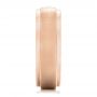 18k Rose Gold 18k Rose Gold Custom Diamond Men's Wedding Band - Side View -  102236 - Thumbnail