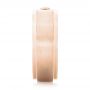 14k Rose Gold 14k Rose Gold Custom Diamond Men's Wedding Band - Side View -  102976 - Thumbnail