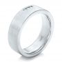  Platinum Platinum Custom Diamond Men's Wedding Band - Three-Quarter View -  102281 - Thumbnail