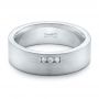  Platinum Platinum Custom Diamond Men's Wedding Band - Flat View -  102281 - Thumbnail