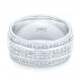  Platinum Platinum Custom Diamond Men's Wedding Band - Flat View -  103133 - Thumbnail