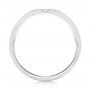  Platinum Custom Diamond Men's Wedding Band - Front View -  102948 - Thumbnail