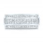  Platinum Platinum Custom Diamond Men's Wedding Band - Top View -  103133 - Thumbnail