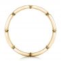 18k Yellow Gold 18k Yellow Gold Custom Diamond Men's Wedding Band - Front View -  102208 - Thumbnail