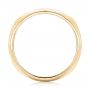 14k Yellow Gold 14k Yellow Gold Custom Diamond Men's Wedding Band - Front View -  102922 - Thumbnail