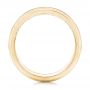 18k Yellow Gold 18k Yellow Gold Custom Diamond Men's Wedding Band - Front View -  103133 - Thumbnail