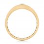 14k Yellow Gold 14k Yellow Gold Custom Diamond Men's Wedding Band - Front View -  103840 - Thumbnail