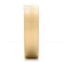 18k Yellow Gold 18k Yellow Gold Custom Diamond Men's Wedding Band - Side View -  102281 - Thumbnail