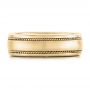 14k Yellow Gold 14k Yellow Gold Custom Diamond Men's Wedding Band - Top View -  102358 - Thumbnail