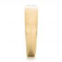 18k Yellow Gold 18k Yellow Gold Custom Diamond And Peridot Men's Wedding Band - Side View -  100267 - Thumbnail