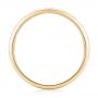 18k Yellow Gold 18k Yellow Gold Custom Engraved Men's Wedding Band - Front View -  102960 - Thumbnail