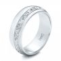  Platinum Custom Engraved Men's Band