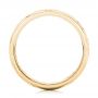 14k Yellow Gold 14k Yellow Gold Custom Engraved Wedding Band - Front View -  103129 - Thumbnail