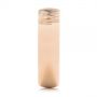 14k Rose Gold 14k Rose Gold Custom Fingerprint Engraved Men's Band - Side View -  105310 - Thumbnail