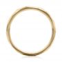 18k Yellow Gold 18k Yellow Gold Custom Hammered Men's Band - Front View -  103014 - Thumbnail