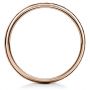 18k Rose Gold 18k Rose Gold Custom Hammered Men's Band - Front View -  1110 - Thumbnail