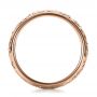 14k Rose Gold 14k Rose Gold Custom Hand Engraved Band - Front View -  1376 - Thumbnail