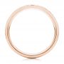 14k Rose Gold 14k Rose Gold Custom Hand Engraved Diamond Men's Band - Front View -  103598 - Thumbnail