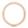 14k Rose Gold 14k Rose Gold Custom Hand Engraved Men's Band - Front View -  104260 - Thumbnail