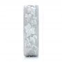  Platinum Platinum Custom Hand Engraved Men's Band - Side View -  104260 - Thumbnail