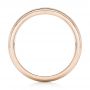 18k Rose Gold 18k Rose Gold Custom Hand Engraved Men's Wedding Band - Front View -  102980 - Thumbnail