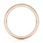 18k Rose Gold 18k Rose Gold Custom Hand Engraved Men's Wedding Band - Front View -  102980 - Thumbnail