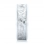  Platinum Platinum Custom Hand Engraved Men's Wedding Band - Side View -  102980 - Thumbnail