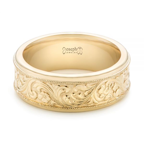 Yellow Gold Mens Wedding Ring 2024 | towncentervb.com