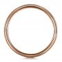 18k Rose Gold 18k Rose Gold Custom Hand Engraved Wedding Band - Front View -  1213 - Thumbnail