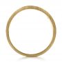 18k Yellow Gold And 14K Gold 18k Yellow Gold And 14K Gold Custom Inlay Diamond Men's Band - Front View -  1185 - Thumbnail