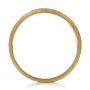 14k Yellow Gold And Platinum 14k Yellow Gold And Platinum Custom Inlay Diamond Men's Band - Front View -  1185 - Thumbnail