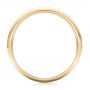 14k Yellow Gold 14k Yellow Gold Custom Laser Inscribed Men's Band - Front View -  103346 - Thumbnail