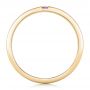 18k Yellow Gold 18k Yellow Gold Custom Lavender Sapphire Men's Wedding Band - Front View -  102335 - Thumbnail