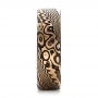 Custom Men's Mokume Wedding Band - Side View -  101776 - Thumbnail