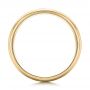 18k Yellow Gold 18k Yellow Gold Custom Men's Brushed Band - Front View -  101116 - Thumbnail