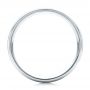  Platinum Custom Men's Brushed Band - Front View -  101157 - Thumbnail