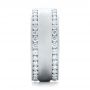 18k White Gold 18k White Gold Custom Men's Channel Set Diamond Wedding Band - Side View -  101216 - Thumbnail