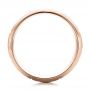 18k Rose Gold 18k Rose Gold Custom Men's Contemporary Band - Front View -  100959 - Thumbnail