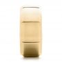 18k Yellow Gold 18k Yellow Gold Custom Men's Contemporary Band - Side View -  100959 - Thumbnail