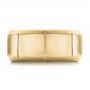 18k Yellow Gold 18k Yellow Gold Custom Men's Contemporary Band - Top View -  100959 - Thumbnail