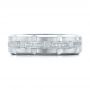  Platinum Platinum Custom Men's Diamond Brick Cut Wedding Band - Top View -  101866 - Thumbnail