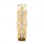 18k Yellow Gold 18k Yellow Gold Custom Men's Diamond Brick Cut Wedding Band - Side View -  101866 - Thumbnail