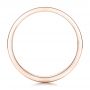 18k Rose Gold 18k Rose Gold Custom Men's Diamond Sandblasted Finish Wedding Band - Front View -  101217 - Thumbnail