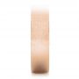 14k Rose Gold 14k Rose Gold Custom Men's Diamond Wedding Band - Side View -  102430 - Thumbnail